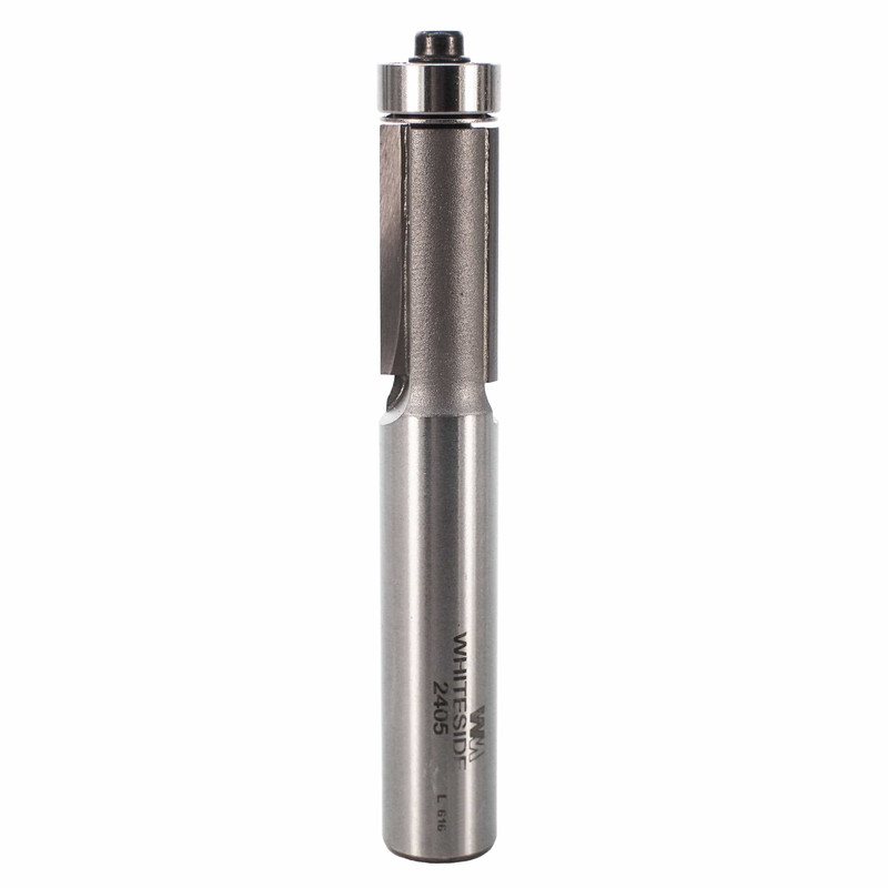 Two Flute Flush Trim Router Bit - Shank:1/2" - Diameter:1/2" - Cutting Length:1"